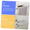 MOLUCKFU Stainless Steel Towel Rack Over The Door Rack Chrome Paper Towel Holder view 4