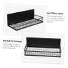 COLLBATH Magnetic Spice Rack Organizer Compact Magnetic Storage Shelf for Refrigerator Easy Installation for Use view 4
