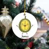 Custom Name Durian Lovers Ornament, Cartoon Fruit Ornament Keepsake, Personalized Durian Christmas Decorations, Gifts for Son Daughter Kids, Xmas Tree Ornaments, Funny Fruit Christmas Ornaments view 4