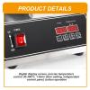 1300W Egg Burger Machine,With Led Digital Display,Stainless Steel Non-Stick Electric Burger Maker,With 180 Rotating Handle,110V view 3