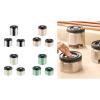 304 Stainless Steel Airtight Coffee Container Storage Canister Jar Vacuum Sealed Cans Food Kitchen Storage view 2