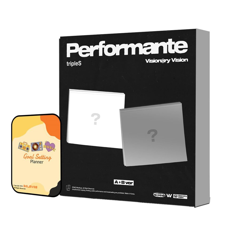 Visionary Vision (Performante) tripleS Album [A Ver. + B Ver. (2 Standard Ver.) Full Album Set]+Pre Order Benefits+BolsVos K-POP Inspired Freebies