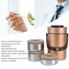 Mumusuki Vacuum Insulated Food Jar, Portable 3 Layers Stainless Steel Leakproof Lunch Box with Comfortable Handle for Work Travel Picnic Outdoor view 3