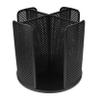 NAMOARLY Spice Rack Rotating Storage Organizer for Kitchen Condiments and Makeup Multifunctional Lazy Holder for Easy Access and Space Saving Black view 1