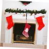 CORHAD Fireplace Stocking Hook 4 Pcs Iron Black for Xmas Decoration view 3