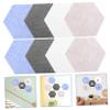 OHPHCALL Hexagon Felt Tiles 8 Pack Self-Adhesive Wall Decor Office Classroom Home Memo Pad view 3