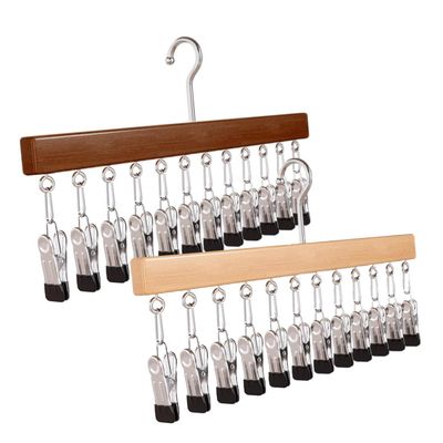 JEWEDECO 2pcs Space Saver Hangers for Clothes Hat Organizer Baseball Caps Clip Hanger Hat Holder Storage Clip and Clothes Rack
