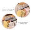 JEWEDECO 2pcs Space Saver Hangers for Clothes Hat Organizer Baseball Caps Clip Hanger Hat Holder Storage Clip and Clothes Rack view 3