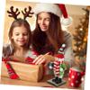 PRETYZOOM Christmas Snowman Nutcracker Ornament Wooden Nutcracker Figurine Cute Xmas Table Decor Holiday Decoration for Parties Weddings Engagements More view 2