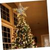 LIFKICH 1pc Star Christmas Tree Topper Five-Pointed Star for Christmas Tree Decor Easy Installation Holiday Atmosphere Decoration view 2