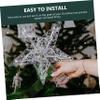 LIFKICH 1pc Star Christmas Tree Topper Five-Pointed Star for Christmas Tree Decor Easy Installation Holiday Atmosphere Decoration view 3