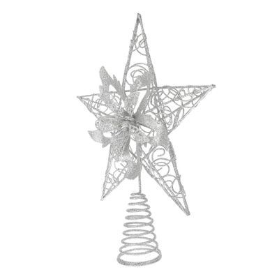 LIFKICH Christmas Star Tree Topper Ornament Star Adornment for Xmas Tree Decoration for Home Hotel Unique Photo Prop Creates Warm Holiday Atmosphere