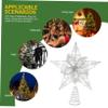 LIFKICH Christmas Star Tree Topper Ornament Star Adornment for Xmas Tree Decoration for Home Hotel Unique Photo Prop Creates Warm Holiday Atmosphere view 3