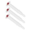 3 Pcs Pop Out Meat Thermometer Nylon Stainless Steel White view 1