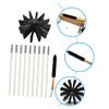 BUTIFULSIC Dryer Vent Brush and Duct Cleaner Kit with Nylon Head and Wooden Handle for Efficient Flue and Fireplace Cleaning view 4