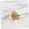 SEWOART 4pcs Classic Crystal Ball Handles Cabinet Knobs for Decor Drawer Knob Brushed Gold Kitchen Living view 4