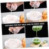 CIYODO 2pcs Reusable Filter Bag Set Food Grade Straining Bags for Soy Milk Nut Milk Coffee Tea Juice and Cooking Includes Cotton and Nylon Filters Easy to Clean and Reuse view 3