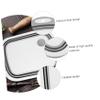 SECFOU 1pc Multifunctional Flexible Cutting Board Drain Basket Space-saving Kitchen Tool for Chopping and Washing Fruits Vegetables Grey view 4