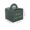FRCOLOR Festive Christmas Candy Boxes Holiday Box with Handle Sturdy Paper Candy Holder Style view 2