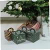 FRCOLOR Festive Christmas Candy Boxes Holiday Box with Handle Sturdy Paper Candy Holder Style view 4