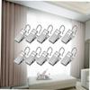 RORPOIR Metal Clips for Shower Curtain Rings 120 Pcs Wide Flat Hooks Lights Hanger Wire Holder for Home Party Outdoor Decor view 3