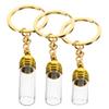 FOMIYES Bottle Keychain Glass Bottle Pendant Essential Oil Bottle Key Chain Stylish Wallet Keych view 1