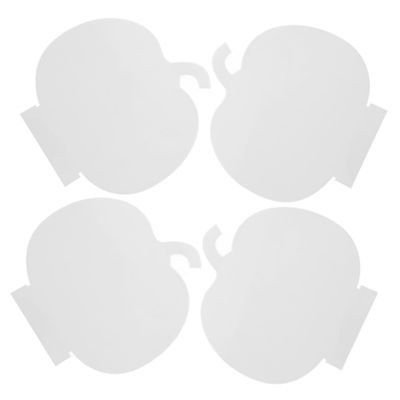 BESPORTBLE 4pcs Clear Pumpkin Board Led Light Base Accessories for Halloween Creative Acrylic Sign High Light Transmittance Versatile Decoration for Indoor Parties and Festive Occasions