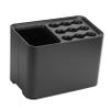 BIUDECO Practical Umbrella Storage Rack with Water Collection Tray Large Household Organizer for Entryway Neat Design Black Finish for Umbrellas and Walking Sticks view 1