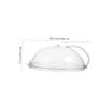 BIUDECO Microwave Food Cover Heat-resistant Plastic Splash Guard for Food for Cooking and Meal Prep Prevents Microwave Staining Suitable for Dishes view 2