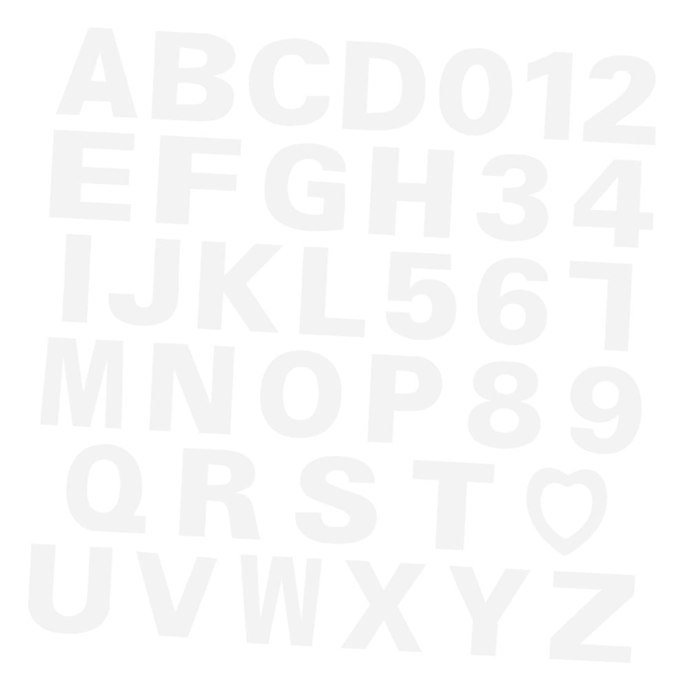 VINTORKY DIY Letter and Number Cake Stencils Reusable Baking Templates for Cakes for Festivals and Special Occasions Easy to Clean and Store