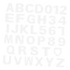 VINTORKY DIY Letter and Number Cake Stencils Reusable Baking Templates for Cakes for Festivals and Special Occasions Easy to Clean and Store view 1