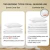 Cardinal Couple Bedding Set - Twin, Full, Queen, King - Red Cardinal Blanket - Ultra Soft, Lightweight, All Season - Microfiber - Xmas Bedroom Decor view 3