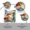 Cardinal Couple Bedding Set - Twin, Full, Queen, King - Red Cardinal Blanket - Ultra Soft, Lightweight, All Season - Microfiber - Xmas Bedroom Decor view 4