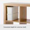 Like-It | STC-03 Set of 6 | Plastic Storage Bins with Lid | Stackable Containers | Playroom, Classroom, Closet, Office | 14.25"  5.83"  5.98" | White | 1.59 gal view 4