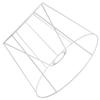 Levemolo Diy Metal Lampshade Frame Table Lamp Shade Bracket for Home Decor Design for Chandelier and Desk Lights Height view 1