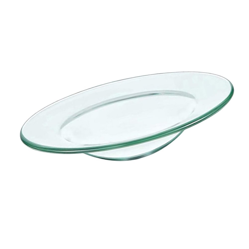 Levemolo Essential Oil Glass Dish Versatile Aromatherapy Lamp Plate Wax Warmer Replacement Dish