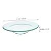 Levemolo Essential Oil Glass Dish Versatile Aromatherapy Lamp Plate Wax Warmer Replacement Dish view 2