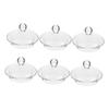 BEBEMOKO 6pcs Glass Teapot Covers with Infuser Removable Lid for Loose Leaf Tea Transparent Kettle Accessory Easy to Use for Home Parties and Camping view 1