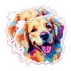 (2 Pack) Golden Retriever Dog Breed Magnets - 5 Inches On Longest Side - Choose from Over 100 Dog Breeds - for Cars, Refrigerators, Toolboxes - Made in USA - MAG1863 view 1