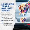 (2 Pack) Golden Retriever Dog Breed Magnets - 5 Inches On Longest Side - Choose from Over 100 Dog Breeds - for Cars, Refrigerators, Toolboxes - Made in USA - MAG1863 view 4