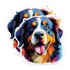 (2 Pack) Bernese Mountain Dog Breed Magnets - 5 Inches On Longest Side - Choose from Over 100 Dog Breeds - for Cars, Refrigerators, Toolboxes - Made in USA - MAG1778 view 1