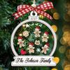 Personalized Family Christmas Ornaments 2025, Custom Gingerbread Snow Globe Ornament for Family of 2,3,4,5,6,7,8,9,10 Members, Gingerbread Idea, Xmas Tree Hanging Dcor A2 view 3