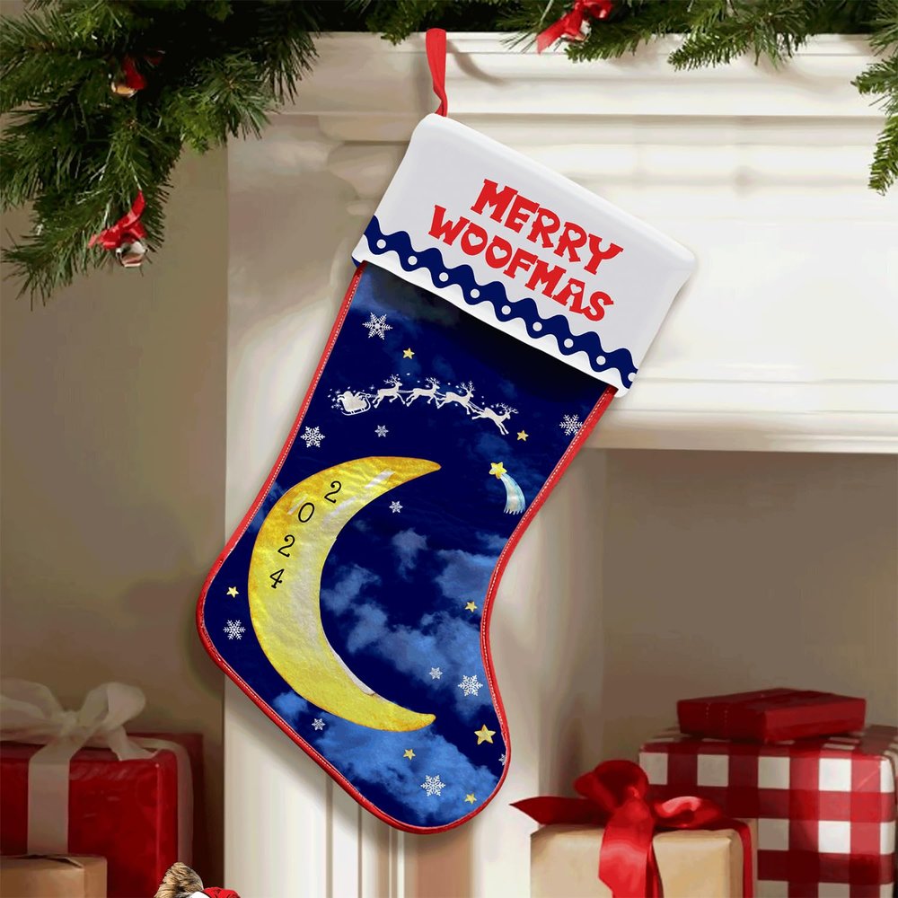 Famitrendz Personalized Yorkshire Terrier 2 Stockings Christmas, Custom Dog Christmas Stocking with Name, Christmas Stockings for Pet Lover, Funny Gifts for Dog Mom Dogs Dad, Fireplace Decor