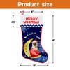 Famitrendz Personalized Yorkshire Terrier 2 Stockings Christmas, Custom Dog Christmas Stocking with Name, Christmas Stockings for Pet Lover, Funny Gifts for Dog Mom Dogs Dad, Fireplace Decor view 3
