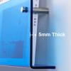 Hanging Bookshelf Magazine Rack Floating Acrylic Bookshelf 40 60 80 100 120 cm Wide Transparent Brochure Holder, for Magazine/Literature/File/Newspaper Display(Blue,W 40cm/15.7in) view 4
