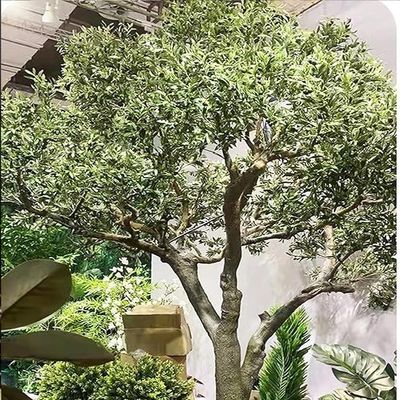 Realistic Tall Olive Tree, 6-10FT Artificial Olive Tree Lifelike Faux Plant for Indoor Outdoor Decor - Faux Plants, Fake Trees, Indoor Artificial Olive Trees Home(10ft)