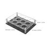 Acrylic Shot Glasses Server Tray, 12-hole Holder for Tasting view 2