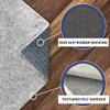 RUGPADUSA - Classic Non-Slip Plus - 10'x14' - 3/8" Thick - Felt & Rubber - Dual Surface Non-Slip Rug Pad - Cushioning Felt for Extra Comfort - Safe for All Floors and Finishes view 3