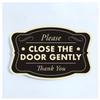Custom Decorative Outdoor Metal Sign - Personalized Aluminum Driveway Sign, Waterproof, Made in USA - Design 3 Black Charcoal 18x12 In view 1