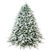 Real TouchMountain Pearl Flocked Artificial Christmas Tree - 6.5' - Unlit view 1